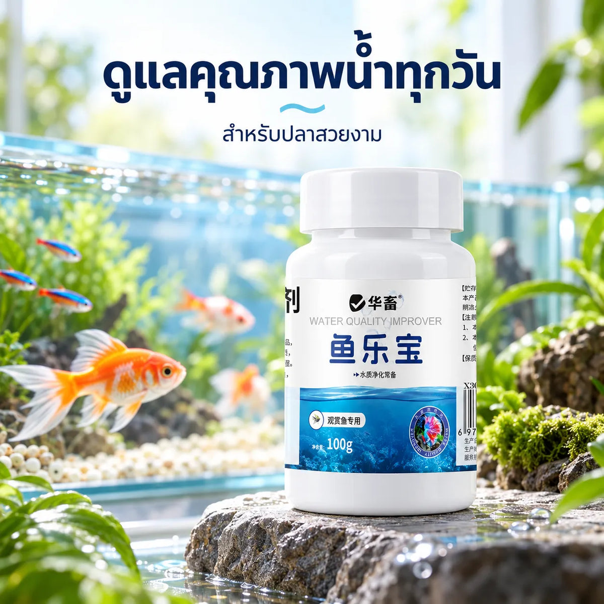 Pethealer Aquarium Water Conditioner for Ornamental Fish – 100g