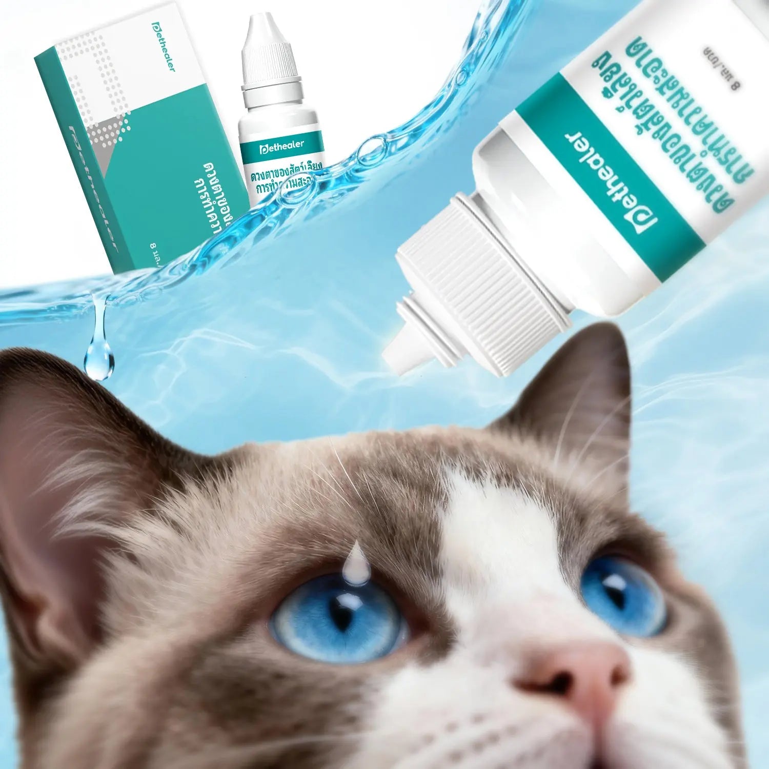 ผลิตภัณฑ์ดูแลรอบดวงตาสำหรับสัตว์เลี้ยง