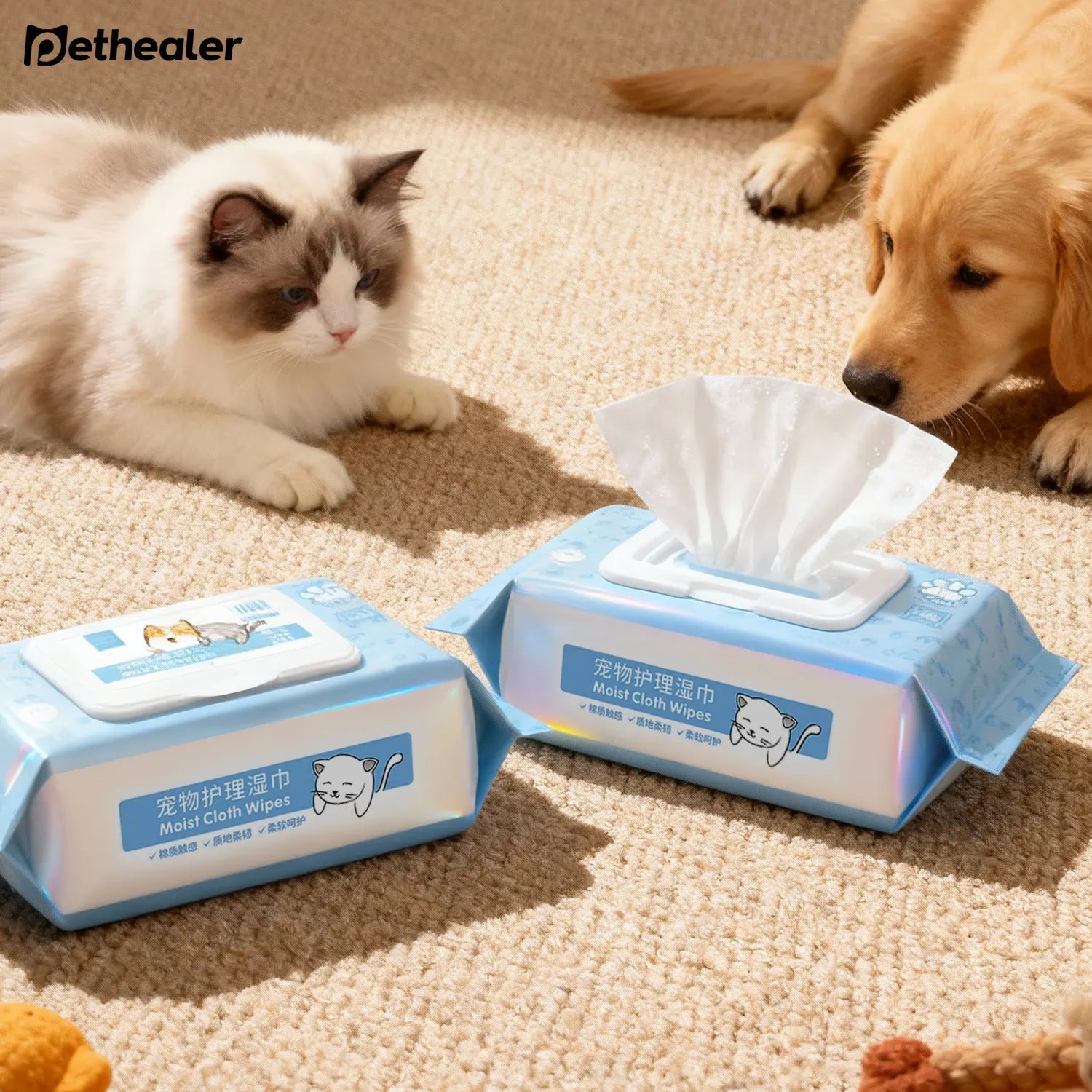 ผ้าเช็ดทำความสะอาดสัตว์เลี้ยง