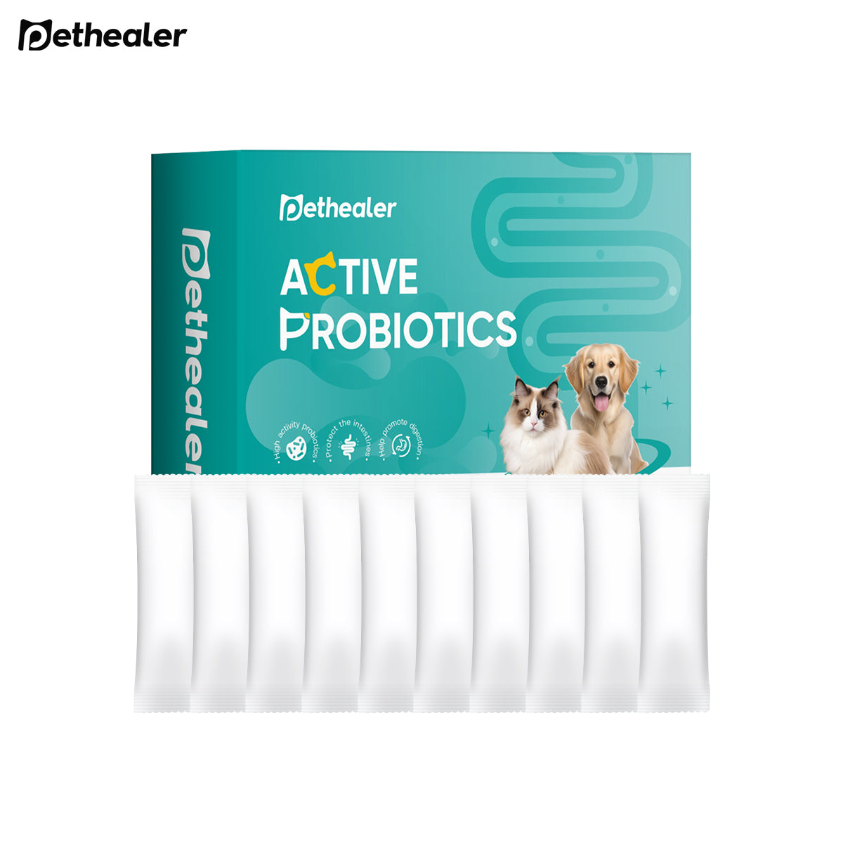 โปรไบโอติกสำหรับสัตว์เลี้ยง (เหมาะสำหรับแมวและสุนัข) สำหรับการดูแลประจำวัน