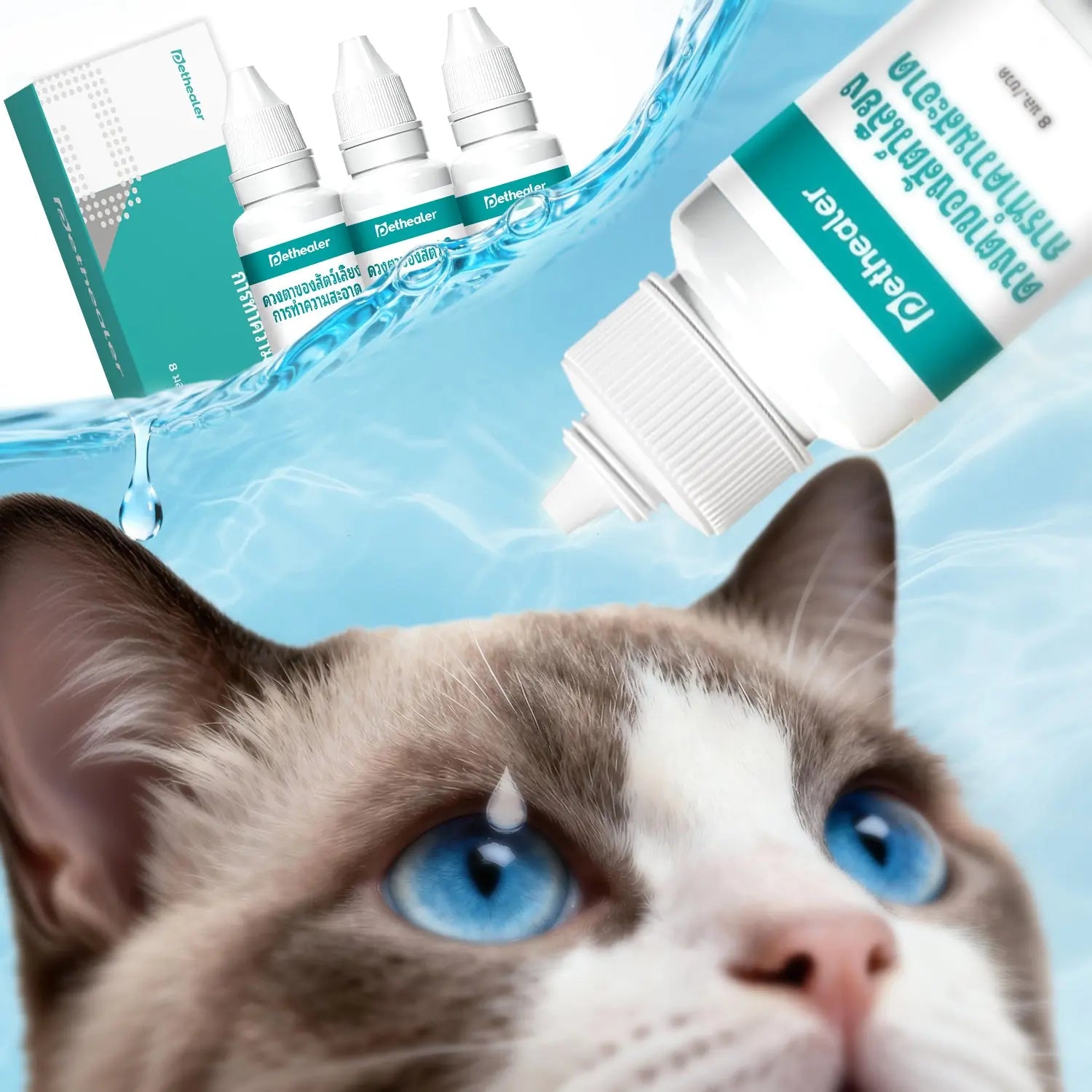 ผลิตภัณฑ์ดูแลรอบดวงตาสำหรับสัตว์เลี้ยง