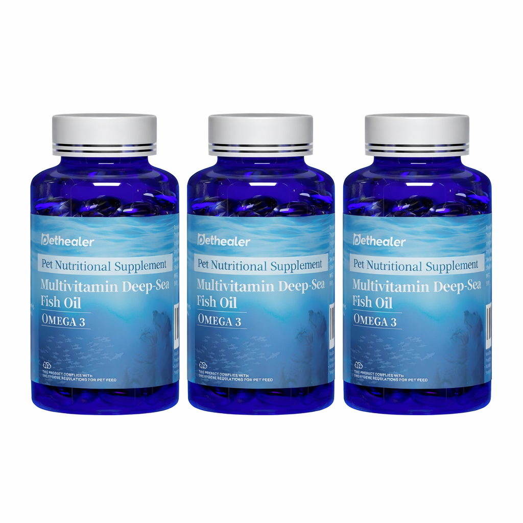 น้ำมันปลาโอเมก้า 3 จากทะเลลึก สำหรับสัตว์เลี้ยง