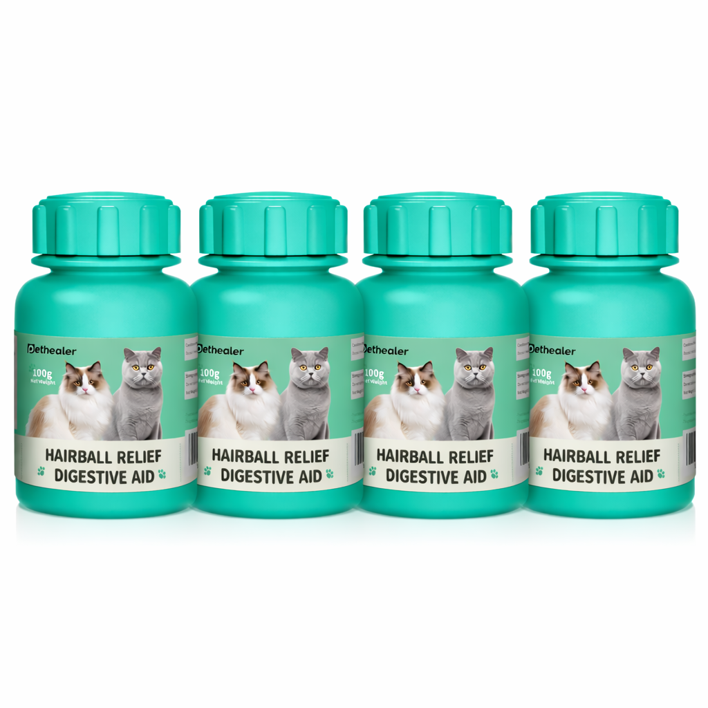 ขนมดูแลก้อนขนสำหรับแมว