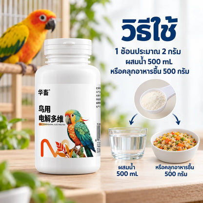 Pethealer Multivitamin & Electrolyte Supplement for Birds – 100g