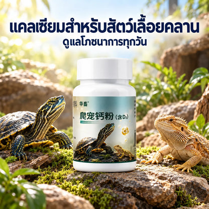 Pethealer Calcium Powder with Vitamin D3 for Reptiles – 100g