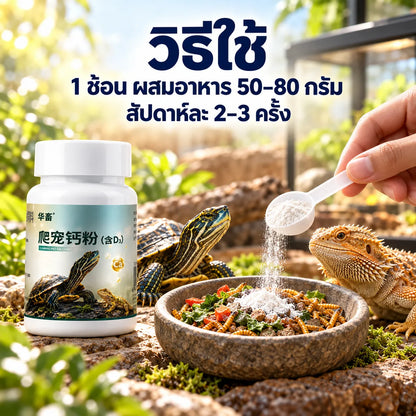 Pethealer Calcium Powder with Vitamin D3 for Reptiles – 100g