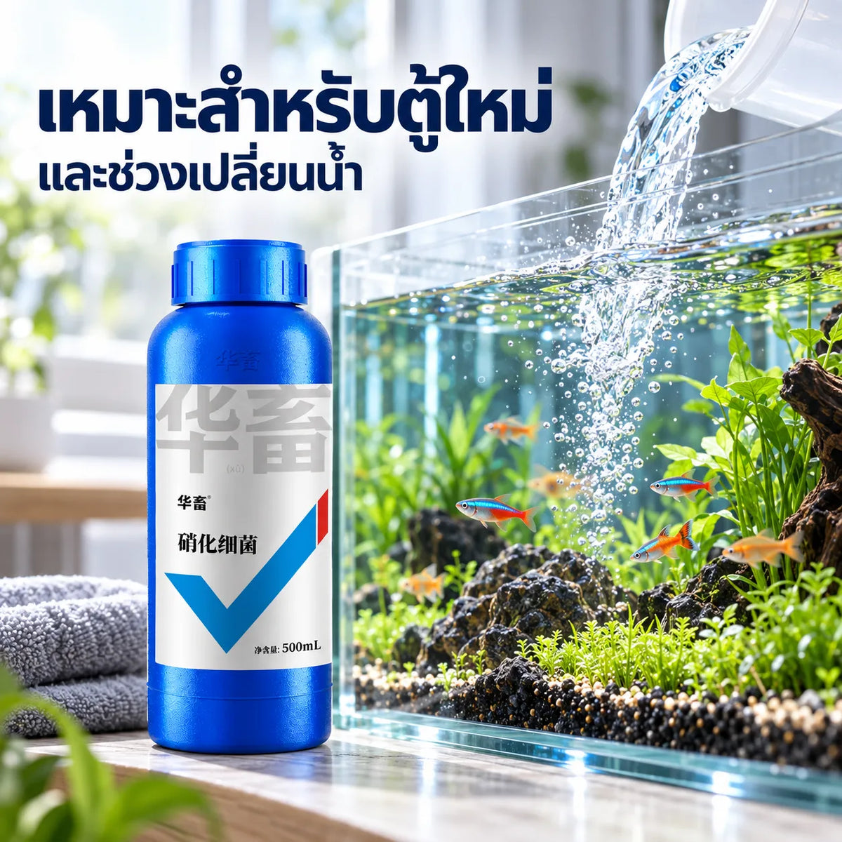 Pethealer Nitrifying Bacteria Aquarium Water Conditioner – 500ml