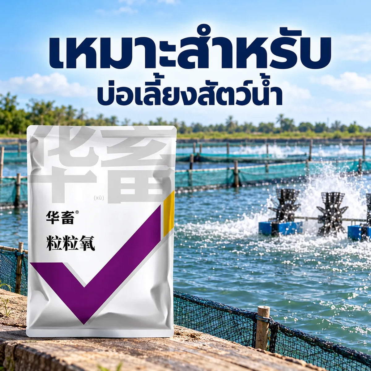 Pethealer Oxygen-Releasing Granules for Aquaculture Ponds – 500g