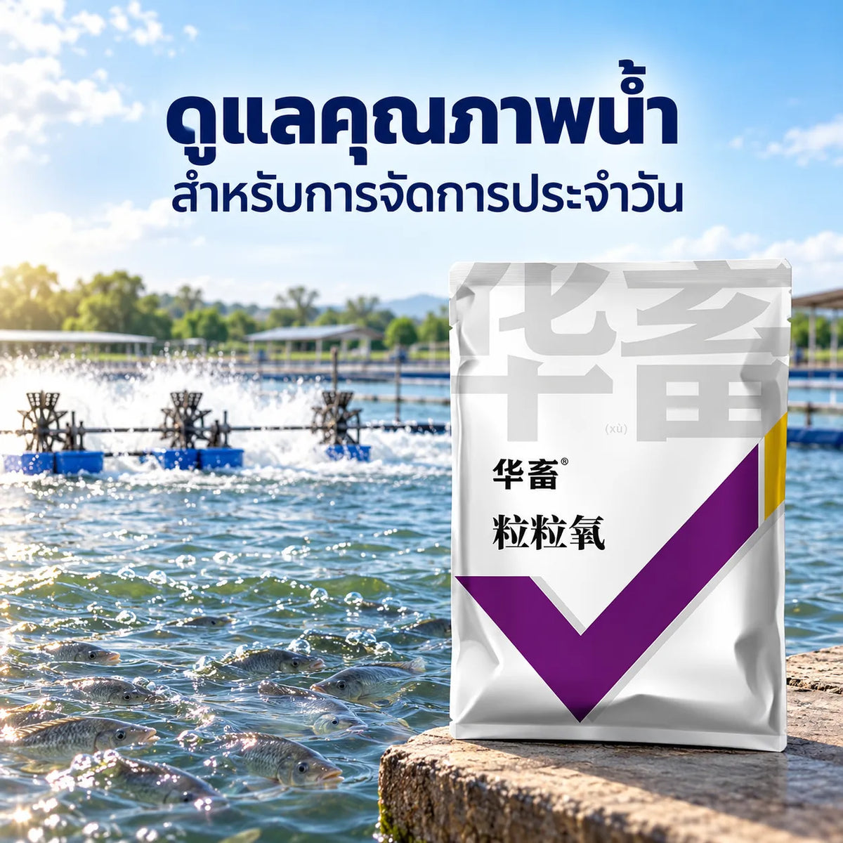 Pethealer Oxygen-Releasing Granules for Aquaculture Ponds – 500g