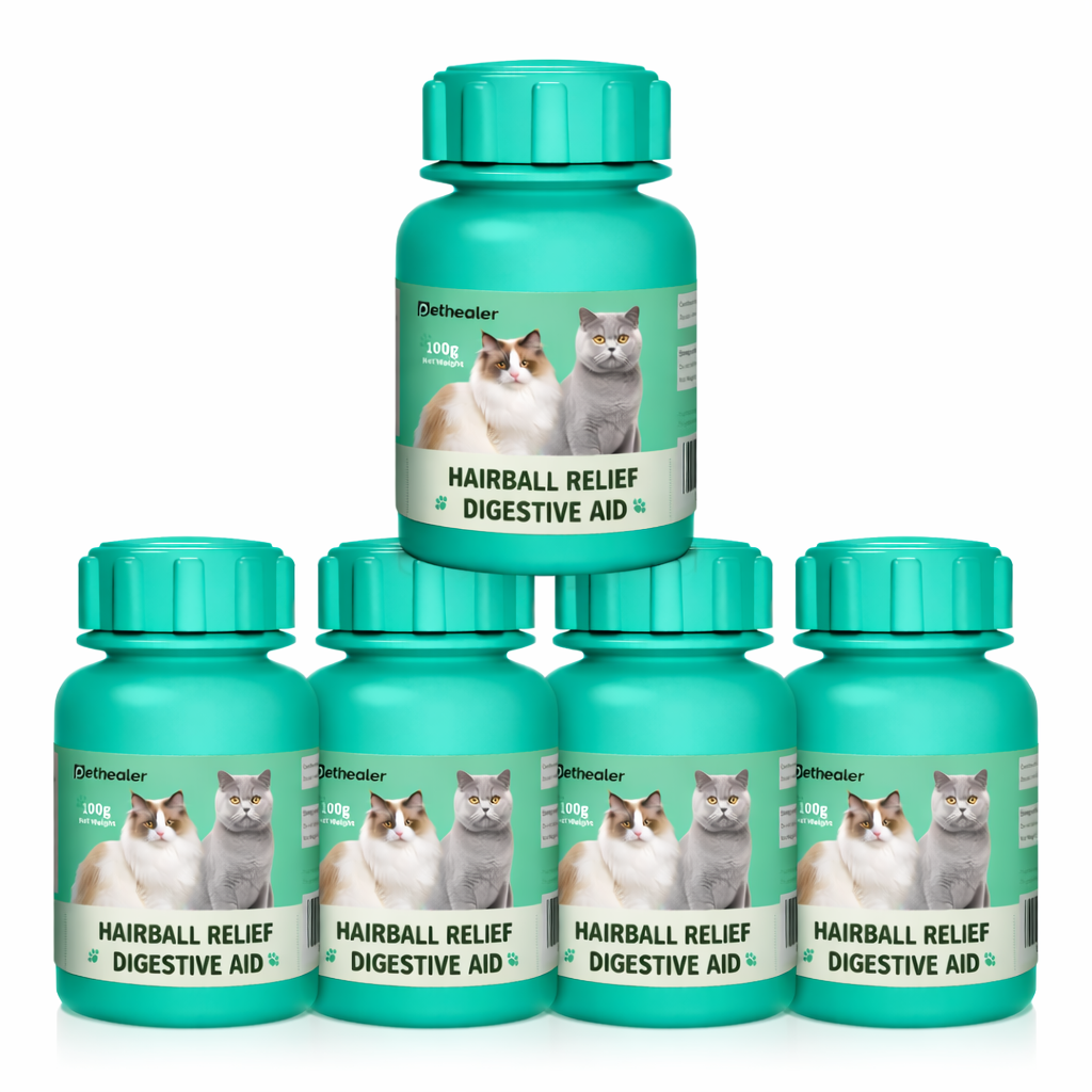 ขนมดูแลก้อนขนสำหรับแมว