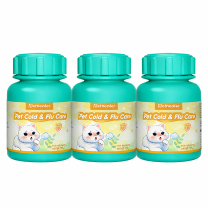 Pethealer ผงอาหารเสริมสำหรับแมว สูตรดูแลสุขภาพช่วงอากาศเปลี่ยน 50g
